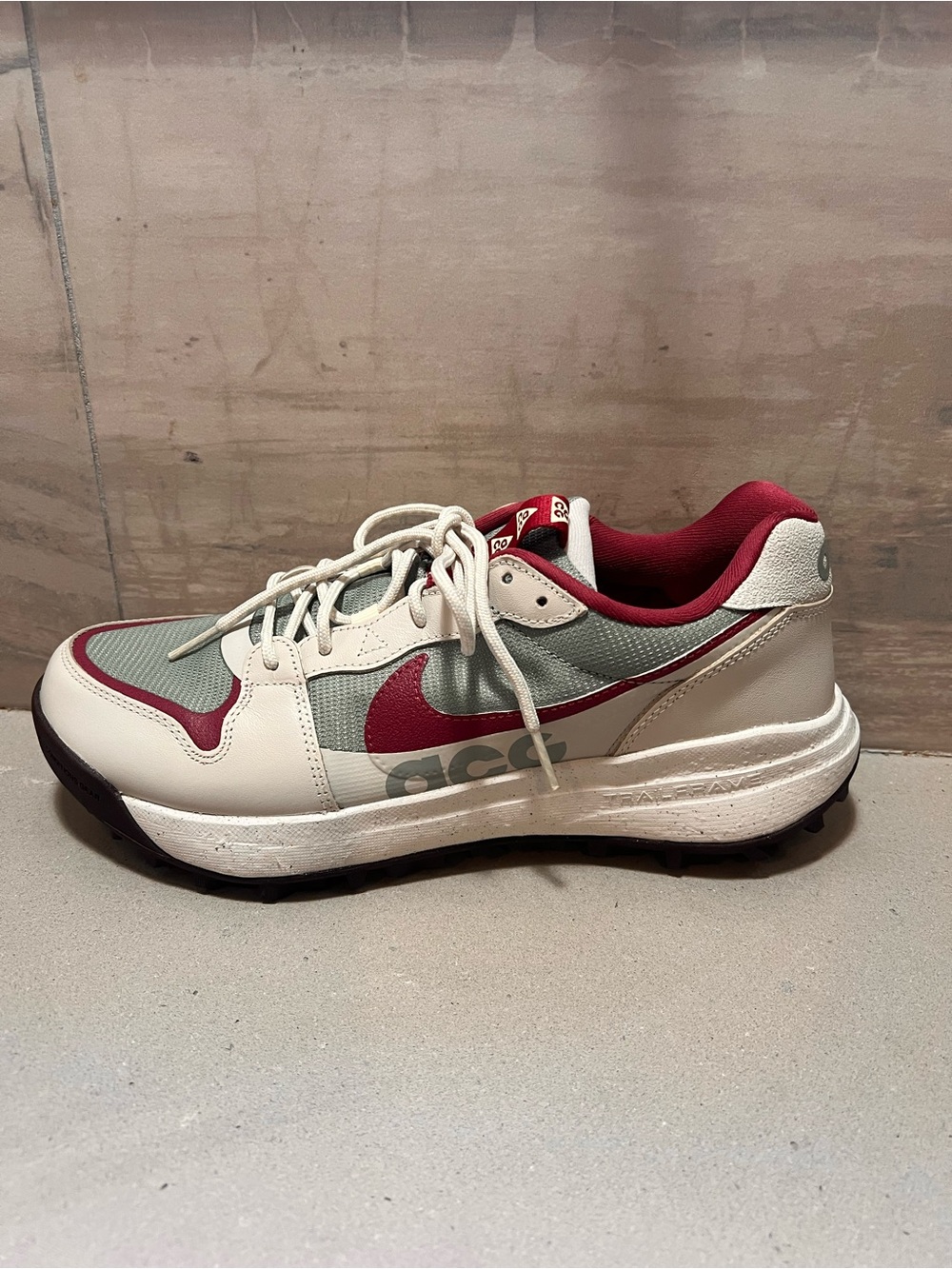 🆕 NIKE ACG LOWCATE 'MICA GREEN/ROSEWOOD' SNEAKERS